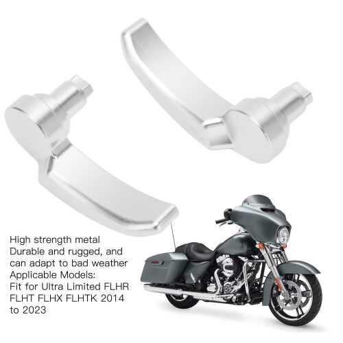 Saddlebag Latch Kit for Ultra Limited 2014-2023 Silver 1