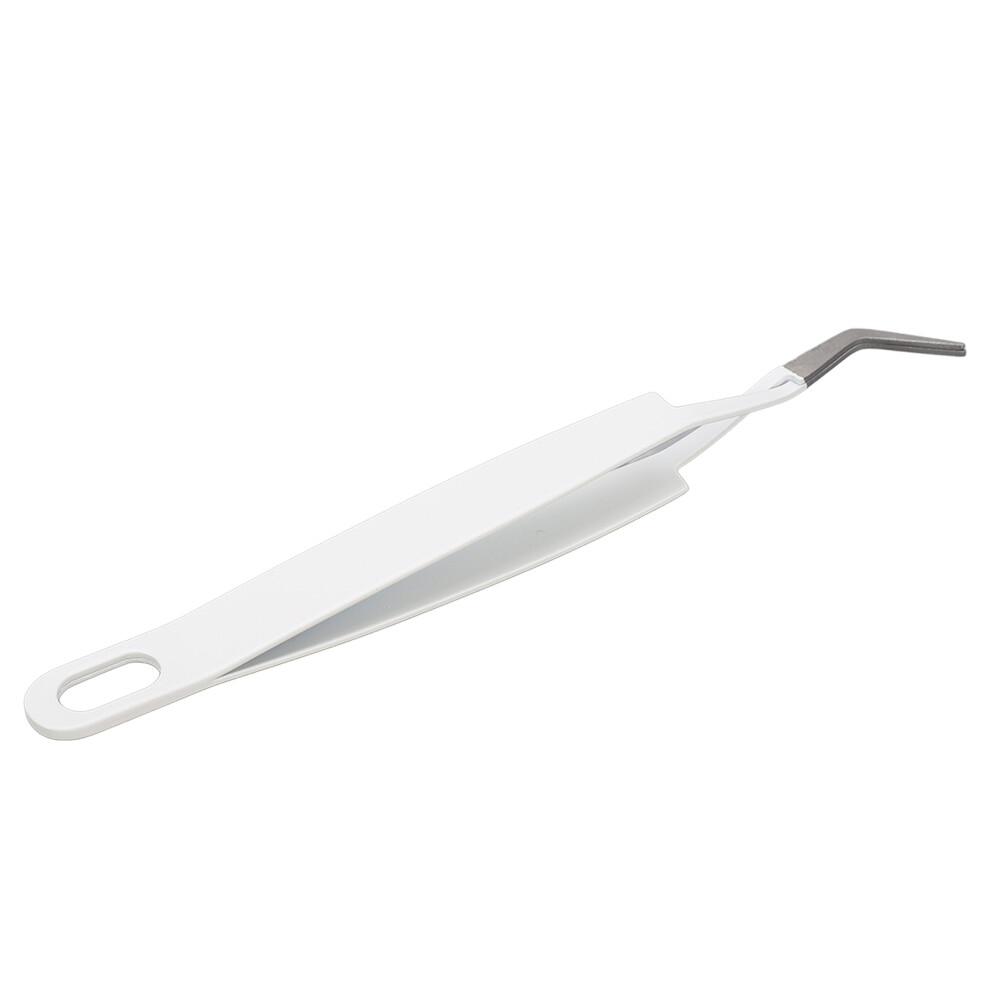 Stainless Steel Curved Tip Lash Tweezer, Multipurpose Makeup Tool