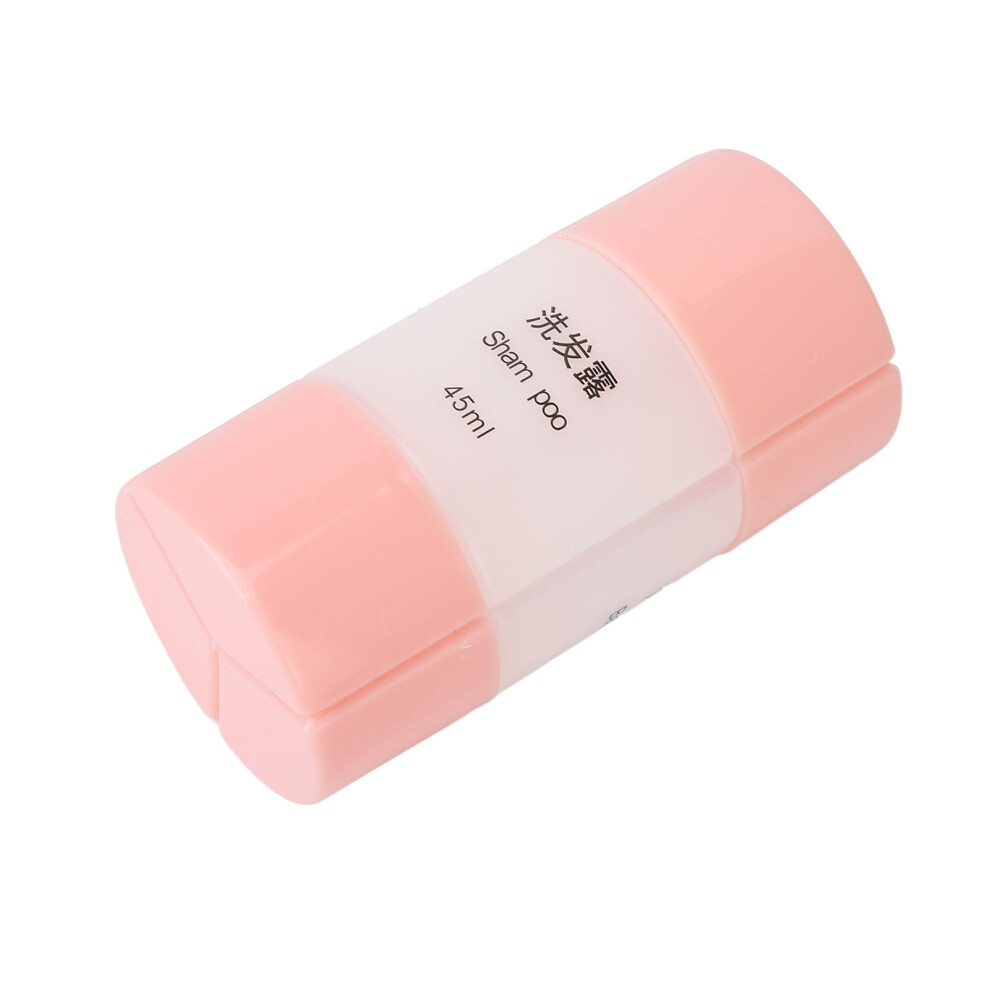 3 in 1 Pink Travel Bottles 45ml Leakproof Refillable Containers