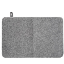 Saunamat van vilt, warmte-isolerend, waterabsorberend, saunazitkussen met ophangring voor stoomcabine, badhuis of spa, comfortabel viltmateriaal,