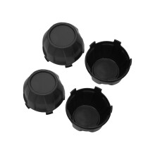 Teryx KRX 1000 Schwarze Reifen Radnabenabdeckungen 4er Pack 11065 1341 Staubschutzmitnahmen