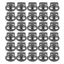 30 Stück Kordelstopper aus Zinklegierung, federbelastet, fester Halt, verstellbare Länge, sicherer Kordelstopper für Outdoor-Produkte,