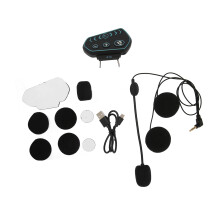 Auricolare Bluetooth 5.0 per casco moto con batteria da 2600mAh e IP67