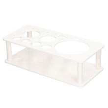 Space-Saving ABS Bartender Kit Stand White for Home Bar Storage