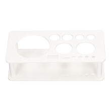 Space-Saving White ABS Bartender Kit Stand for Bar & Home Storage