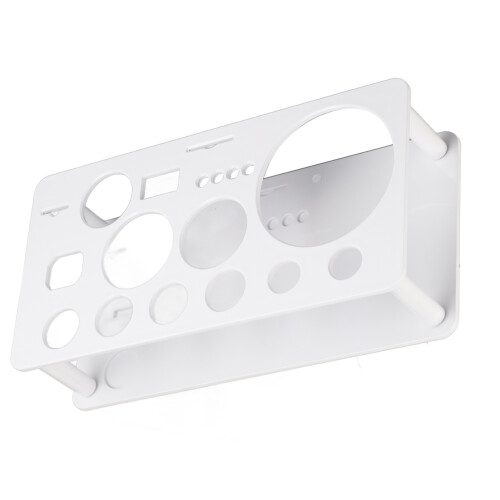 Space-Saving White ABS Bartender Kit Stand for Bar & Home Storage