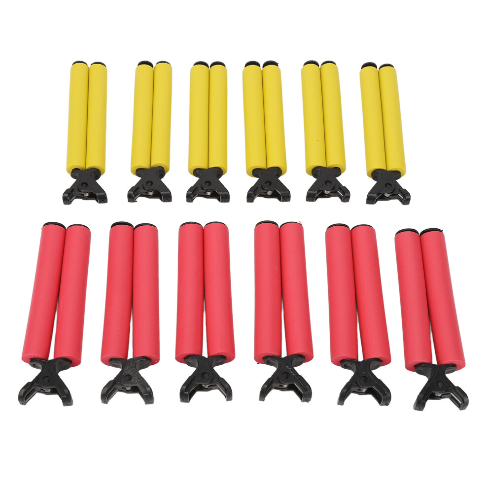 12pcs Hot Roller Insulation Clips for Salon & Household Styling