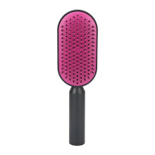 Painless Detangling Brush For All Hair Types, Cushioned Paddle Hair Brush With Tourmaline Ceramic Technology Reduces Frizz Leaves Hair Silky Smooth L