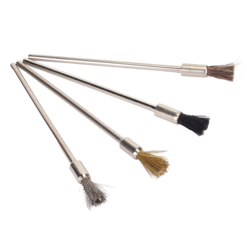 Wire Brush Set Rust Remover Cleaner Tool Compact Size Lightweight Multi Functional Rust Dirt Removal Includes Storage Box Suitable For Watch Polishing 2