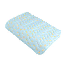 Haustier-Kühlmatte Blau 60x50cm Eis-Silk-Stoff Schlafsofa-Bettbezug