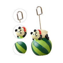 Harz-Panda Notizhalter Fotoklemmenständer Memo-Anzeigeständer für Zuhause & Büro