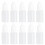 Durable 10ml Empty Eye Dropper Bottles 50Pcs with Secure Plugs and Funnel 13