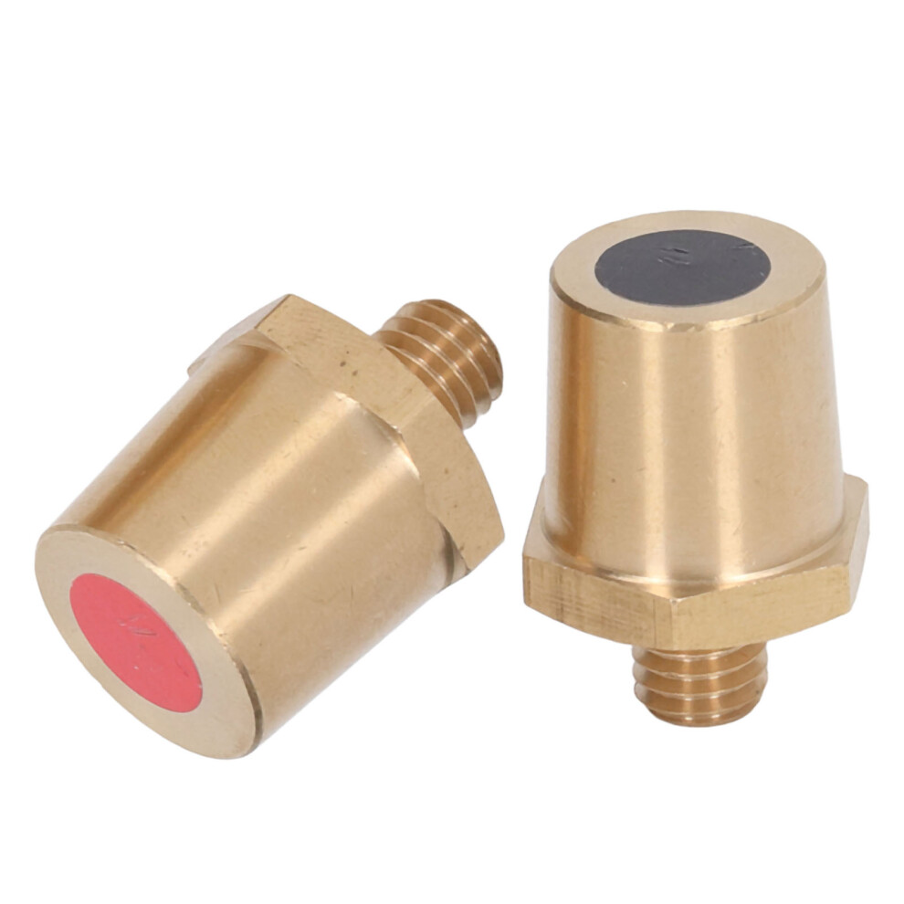 M8 Male Thread Brass Battery Terminal Post Adapter Set Positive & Negative 8741369711313
