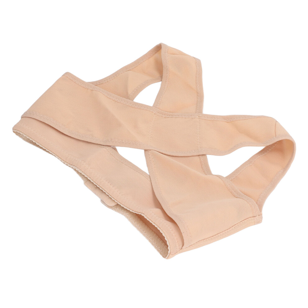 Skin Color Women's Posture Corrector Back Brace M, Hunchback Support
