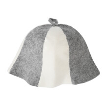Saunamuts voor badhuisaccessoires, voorkomt oververhitting, vilten wollen saunamuts voor mannen en vrouwen met warmte-isolatie en duurzame