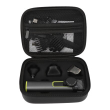 Showerproof Body Hair Trimmer Groomer For Men Storage Box EVA Protective Shaver Hard Case With Adjustable Comb Lengths Rechargeable USB Hair Clippers