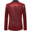 Sequin Jacket For Men, Slim Fit, OneButton Blazer, Wine Red, Size L, Disco Style 5