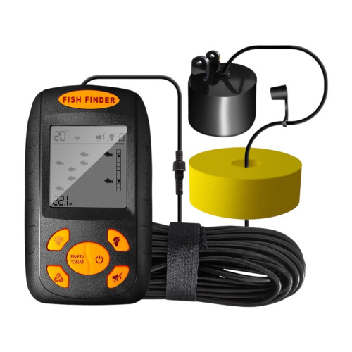 Water Depth Gauge Handheld Wired Compact For Lake And Sea Use