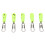 4g grüner nietenverstärkter gerader Float-Verbinder 13
