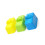 ABS Snow Block Mold 3 Piece Set For Kids Portable Replacement Rectangular Solid Color Outdoor Snow Toy Molds 1