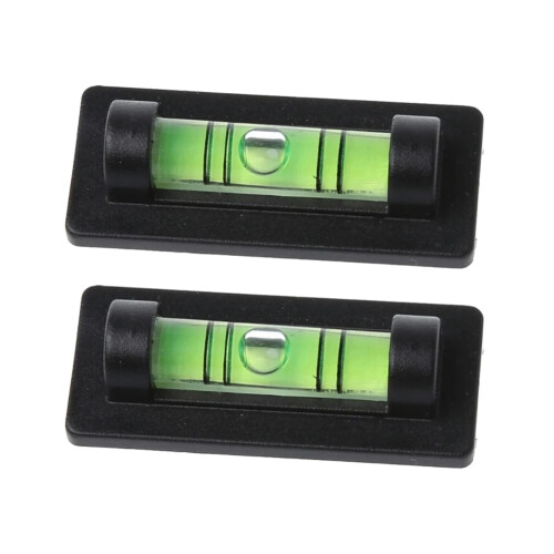 2PCS Magnetic Bubble Level Mini Bubble Level Protractor SmallWith Magnetic Magnetic Base Daily Leveling Bubbles