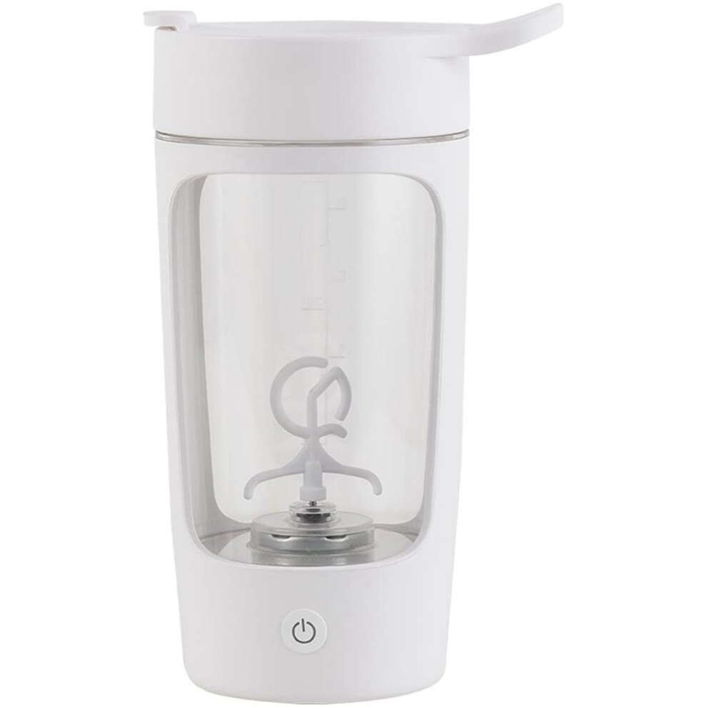 Electric Protein Shaker Bottle 650ml USB Rechargeable Mixer Cup for Coffee and Workout