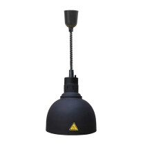 Hanging Food Heat Lamp, Commercial Telescopic Heating Lamp for Food Service, Adjustable Height, Durable Design, 1500W
