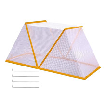 Raised Garden Bed Cover with UV Resistant Mesh, Foldable Greenhouse Tunnel for Vegetables