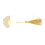 Elegant Brass Leaf Bookmark - Durable Rust-Free & Decorative 1