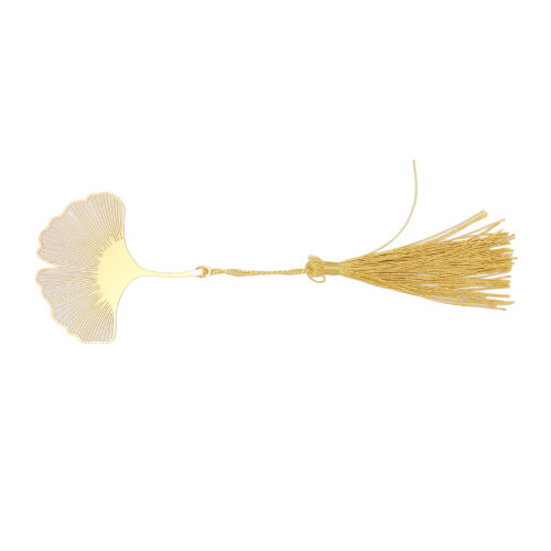 Elegant Brass Leaf Bookmark - Durable Rust-Free & Decorative