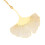 Elegant Brass Leaf Bookmark - Durable Rust-Free & Decorative 7