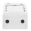 White Synthetic Leather Golf Rangefinder Carrying Case with Rivets 14