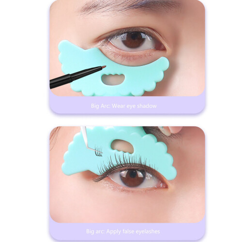 Silicone Eyelash Mascara Smudge Shield, Eye Makeup Applicator 2