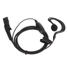 Auricolare con vestibilità sicura e inserti auricolari per la privacy, dotato di microfono PTT integrato, per walkie talkie Motorola, compatibile