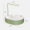 Automatic Bird Bath for Parakeets and Lovebirds with Circulating Water System, Green PP Material 4