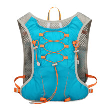 Hydration Pack Running Bladder Daypack For Men Adjustable Reflective Outdoor Running Camping Cycling Blue A