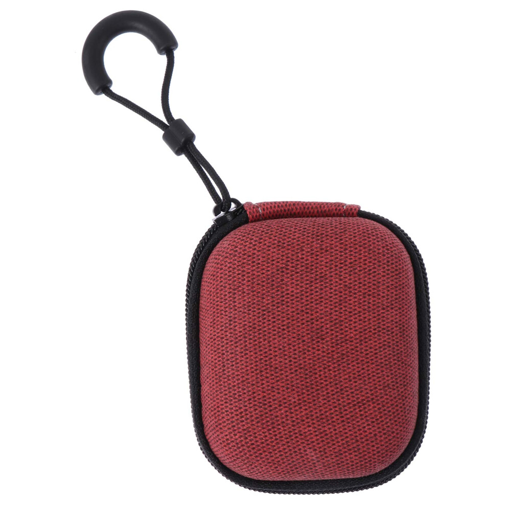 Pressureresistant Headphones Bag Zipper Pouch For Earphones, Data Cable, Ev Charger Cable, Red 9189345216961