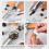 Chestnut Opener with Ergonomic Leverage Design, Stainless Steel Nutcracker for Chestnuts and Walnuts 3