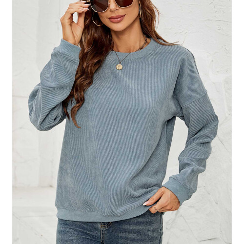Γυναικείο φούτερ με μακριά μανίκια, oversized εφαρμογή, με ψηλό ώμο και αναπνεύσιμο 2