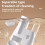 Hamster Automatic Feeding And Drinking Water Feeder Small Animal Dispenser Drinking Container Bowls Large White 5