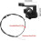 ATV Thumb Throttle Lever Replacement with 80cm Cable and Enhanced OffRoad Grip 4