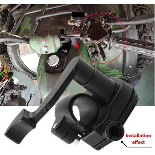 ATV Thumb Throttle Lever Replacement with 80cm Cable and Enhanced OffRoad Grip 1