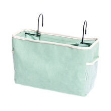 Efficient Bedside Organizer, Multi-Pocket Design Bedside Caddy With Canvas And Iron Construction For Easy Disassembly, Suitable For Dorm Room Essentia