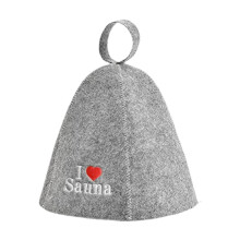 Felt Sauna Hat for Men and Women, Breathable Sauna Cap with Hair Protection, Lightweight and Absorbent Bathing Head Cover for Steam Room Use, Comforta