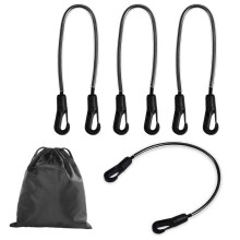 HeavyDuty Horse Blanket Leg Straps Elastic Adjustable Nylon With Snap Hooks For Turnout Blankets Pony Rug Tail Strap