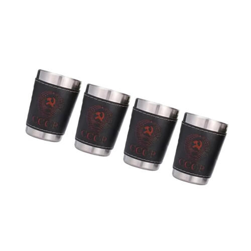 Draagbare draagbare shotbekers Roestvaste stalen-30 ml