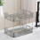 Living And Home 2-Tier Plastic Desktop Makeup Organiser, Grey 4