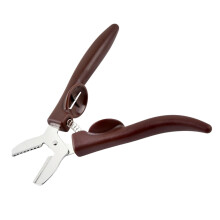 Hard Shell Nut Opener Chestnut Shell Cutter Compact Chestnut Cracker Nut Opener Heavy Duty Metal Tongs NonSlip Handle