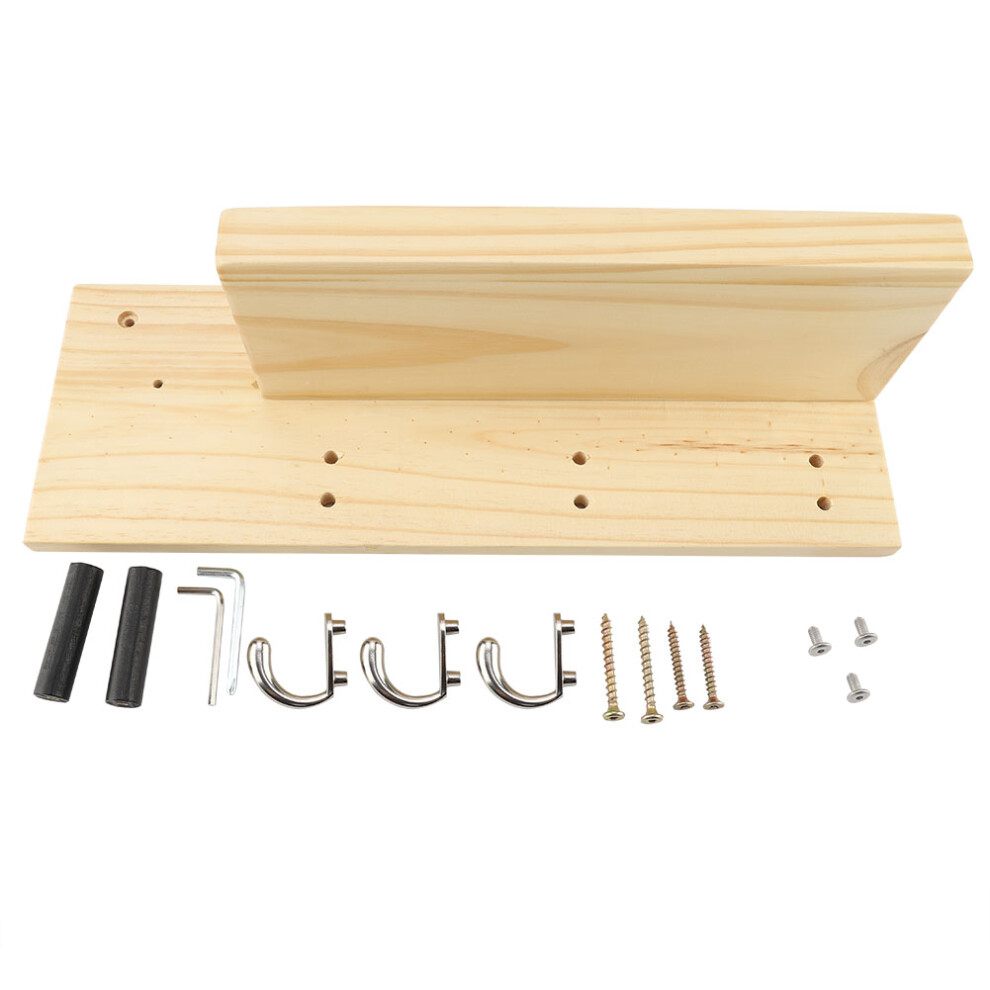 Rustic Wood Shelves, Decorative Floating Shelf With Strong Bearing Capacity, Great For Any Interior Space (Simple And Stylish Design) 9009791924312