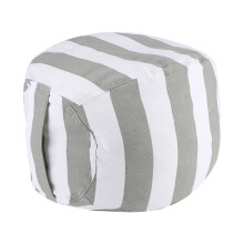 Bean Bag Chair Cover For Stuffed Animals Extra Large Cotton Canvas Zipper Storage Bag Kids Friendly Design With Handle Multi Functional Use Housework